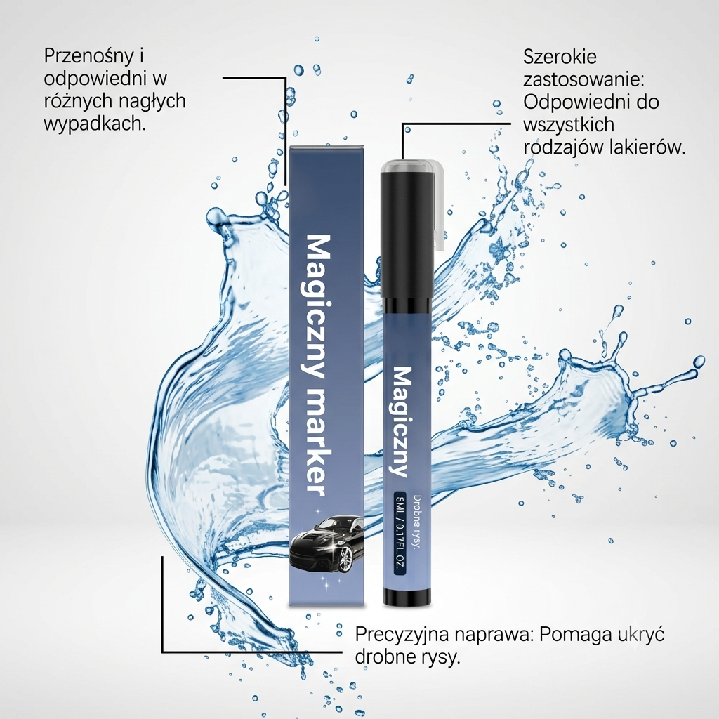 MagicznyMarker™ - marker który usuwa rysy